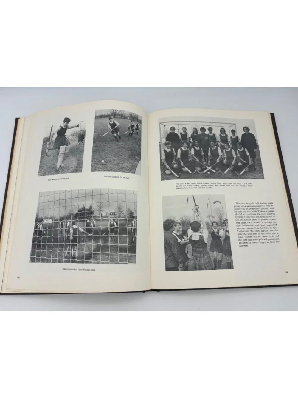 1968 Olivet College Oaks Yearbook Michigan Vintage Hardcover Campus Life History